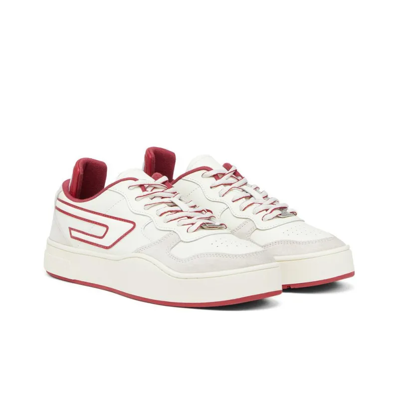 DIESEL Low-Top Sports Lifestyle Casual Shoes Men's White Red-2