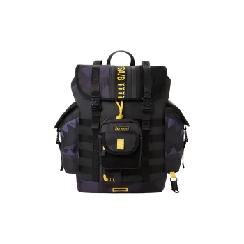 SPRAYGROUND Polyester Backpack Large Size Unisex Gray