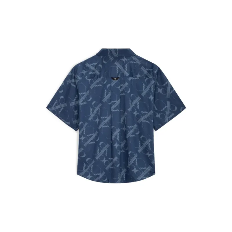 CK/Calvin Klein Shirt Men's Deep Sea Blue-1