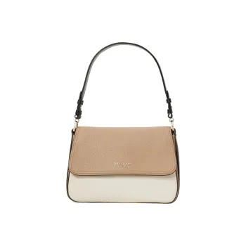 Kate Spade Hudson Leather Handbags Shoulder Bags Women's Milk White Multicolor