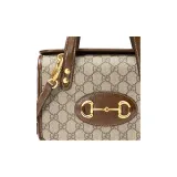 GUCCI Horsebit 1955 Mini Top Handle ShoulderBag Female Brown