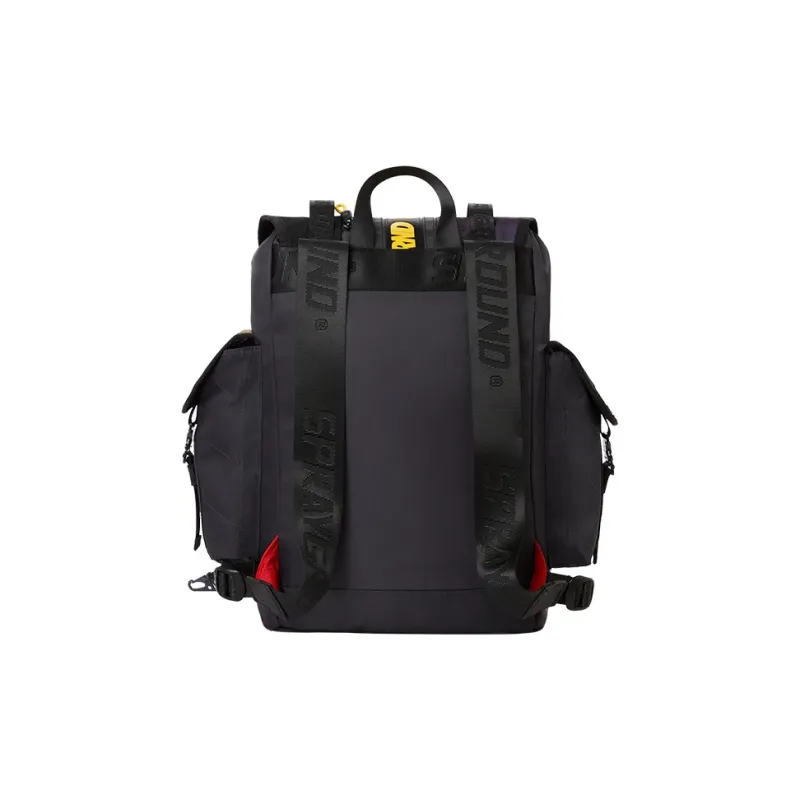 SPRAYGROUND Polyester Backpack Large Size Unisex Gray-4