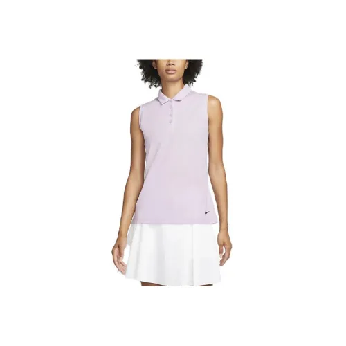 Nike Dri-Fit Polo Shirts Women's Light Purple