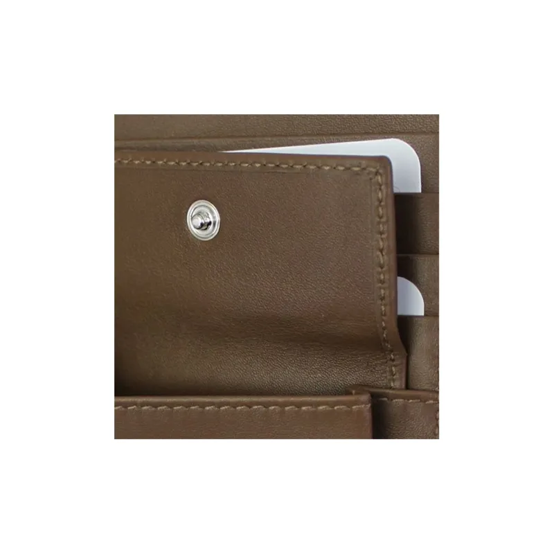 GUCCI Leather Wallet Men's Brown-3
