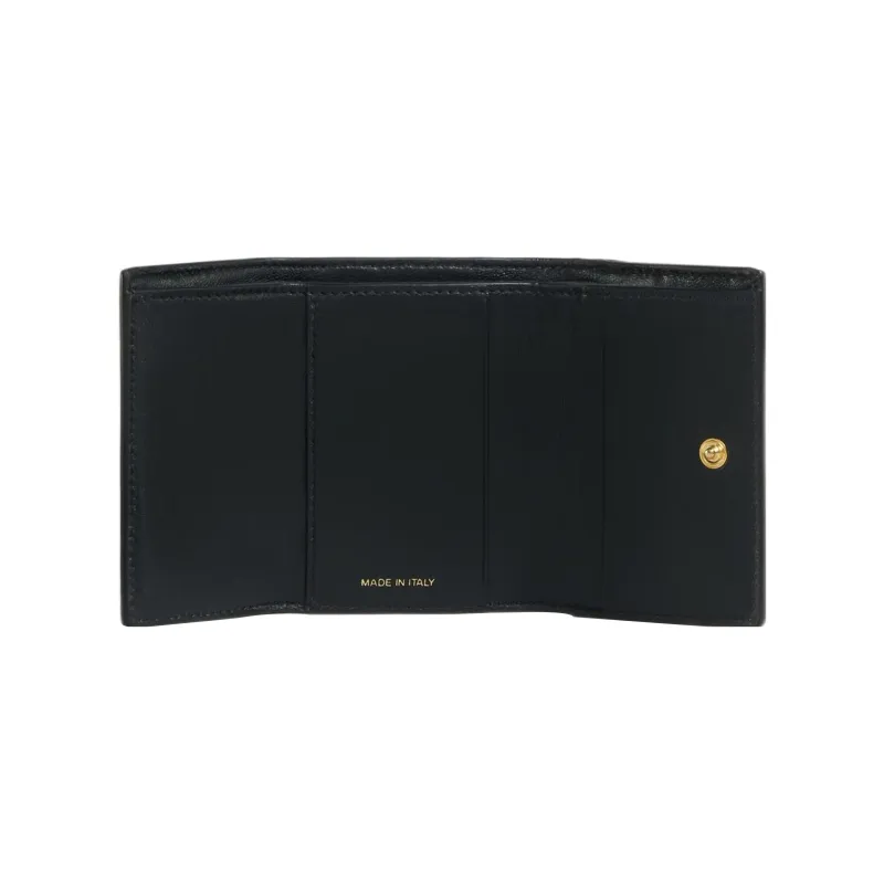 MARNI Logo Printed Tri-Fold Saffiano Wallet-4