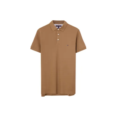 Tommy Hilfiger 1985 Series Polo Shirts Men Khaki GW8