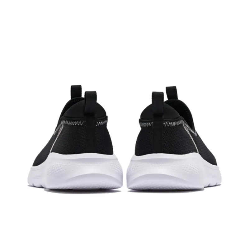 QIAODAN Breathable And Lightweight Low Top Running Shoes Women's Black Pink-3
