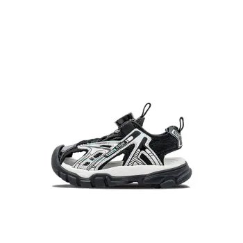 KAPPA KIDS Slip Resistant Breathable Children's Sandals Black White Kids'