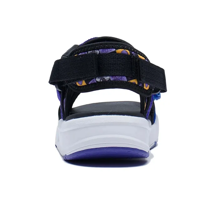 LINING YOUNG Coca Sandal Black Purple Teenagers-5