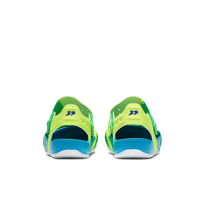 Jordan Flare Children's Sandals Green Blue Yellow Children Aged 3-7 Years Old-4