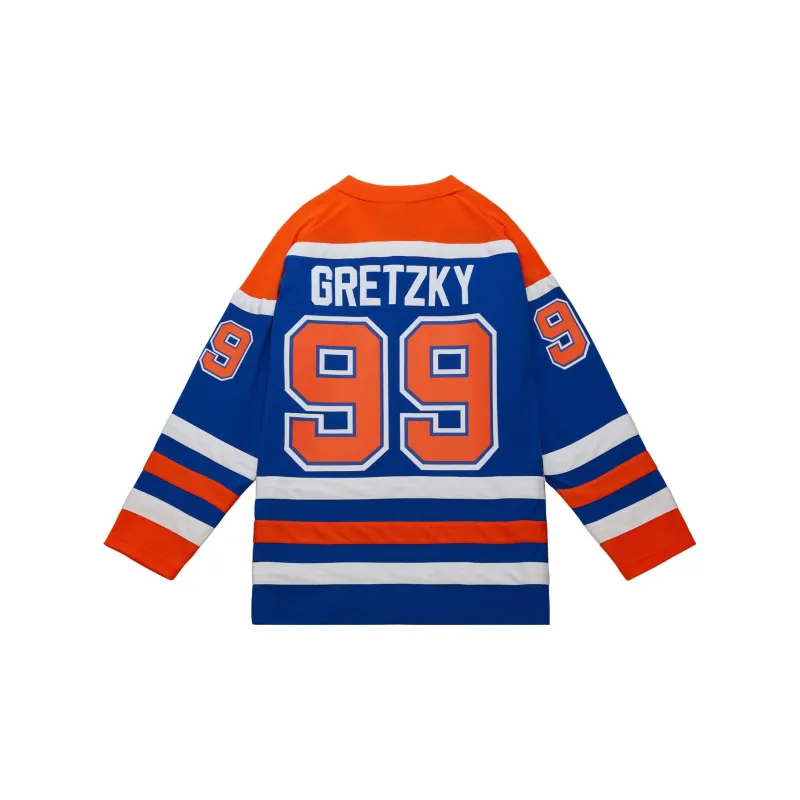 Mitchell Ness Nhl Dark 'Oilers 1979 Wayne Gretzky' Jersey-1