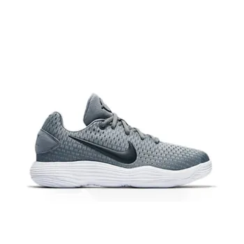Nike Hyperdunk 2017 Low Cool Grey Anti-Slip Wear-Resistant Low-Top Basketball Shoes Gray Teenagers