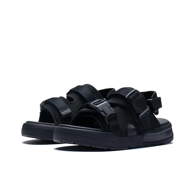 LiNing Children's Sandals Black Teenagers-3