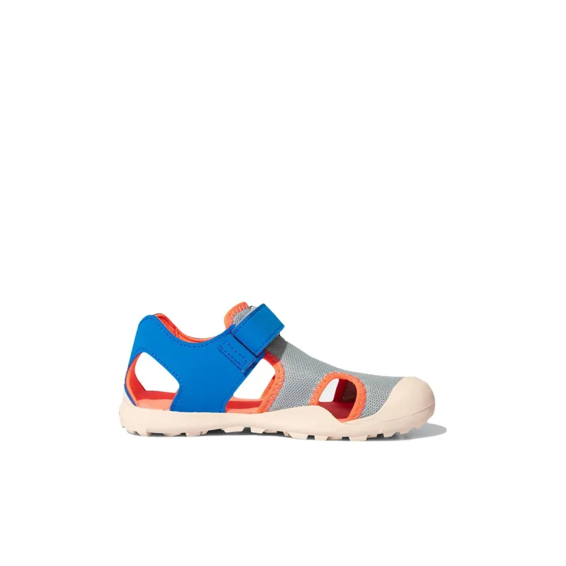 Adidas Captain Toey K Children's Sandals Gray Blue Kids'-1