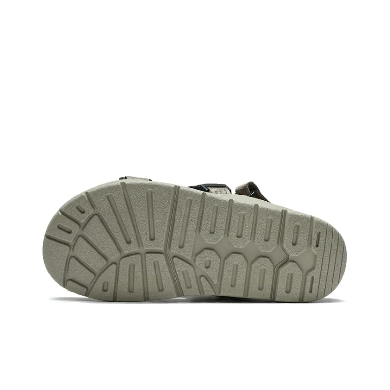 LINING YOUNG Sports Life Collection Cushioning Children's Sandals Beige Khaki/Taupe Teenagers-6