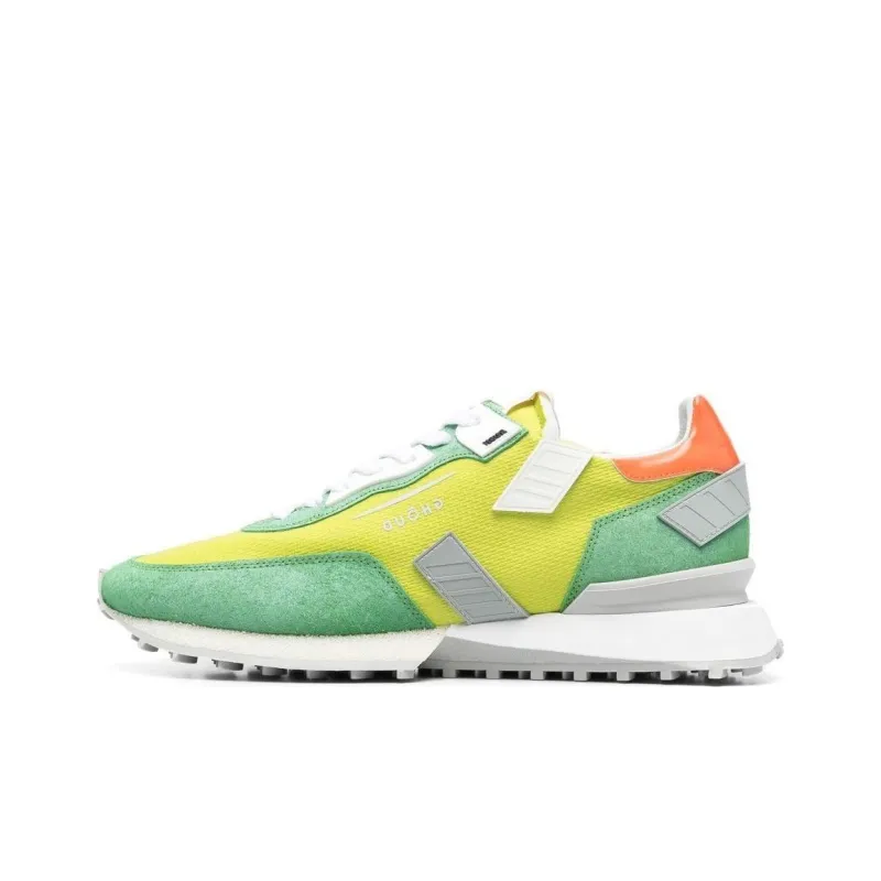 GHŌUD Low-Top Sports Casual Shoes Men's Yellow Green-0