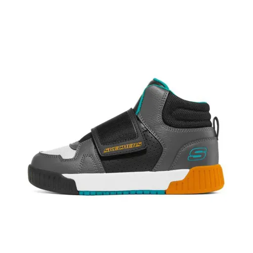 Skechers Adapters High-Top Sneakers K Grey/Black Kids