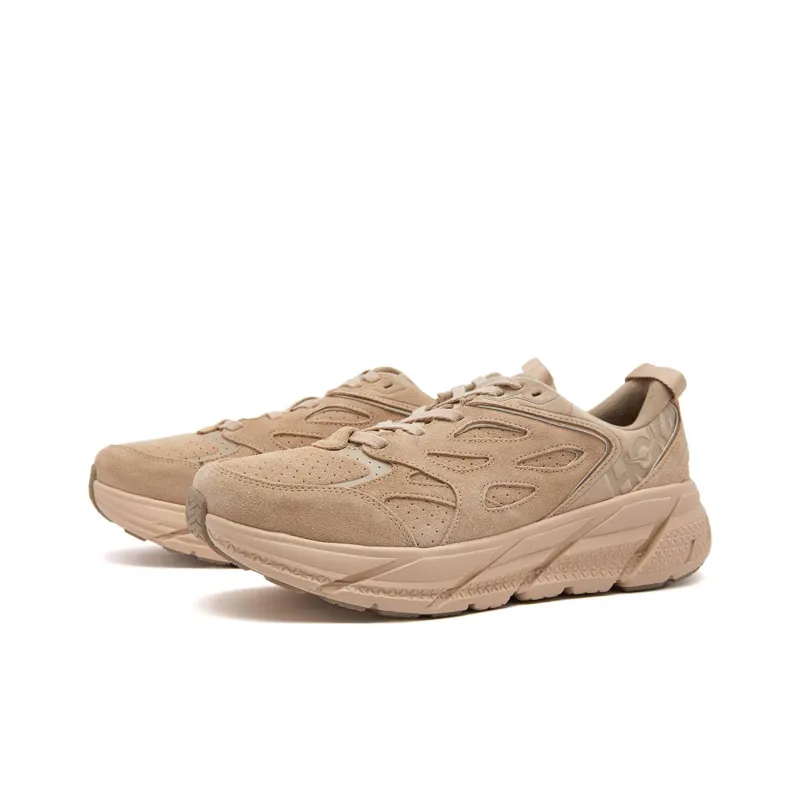 HOKA ONE ONE Clifton L Suede Shifting Sand Dune All Gender-2