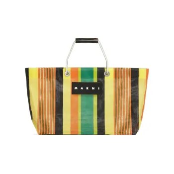 MARNI Polyethylene Basket Bag Handbag Mini Women's Multicolor/Yellow