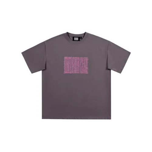 UFZ T-Shirts Unisex Gray Pink