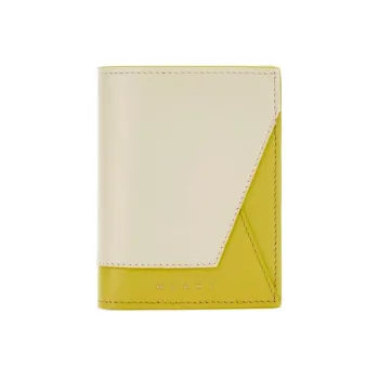 MARNI Logo Embossed Bi-Fold Wallet