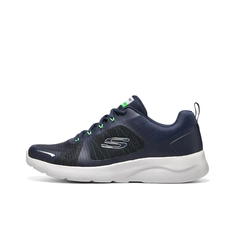 Skechers Dynamight 2.0 Anti Slip Wear Resistant Low Top Casual Shoes Men's Blue White-0
