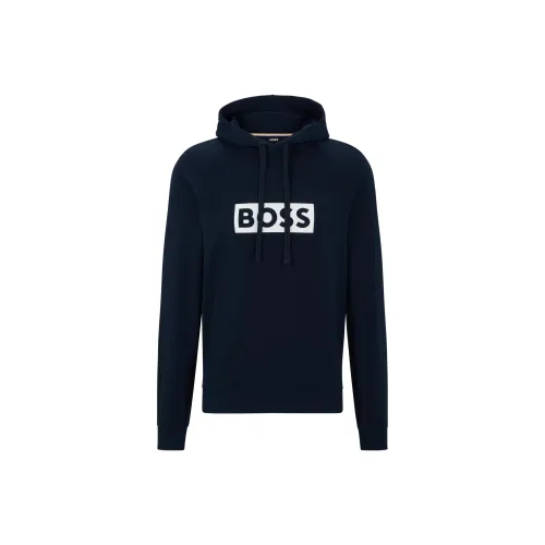 HUGO BOSS Logo-print Drawstring Hoodie