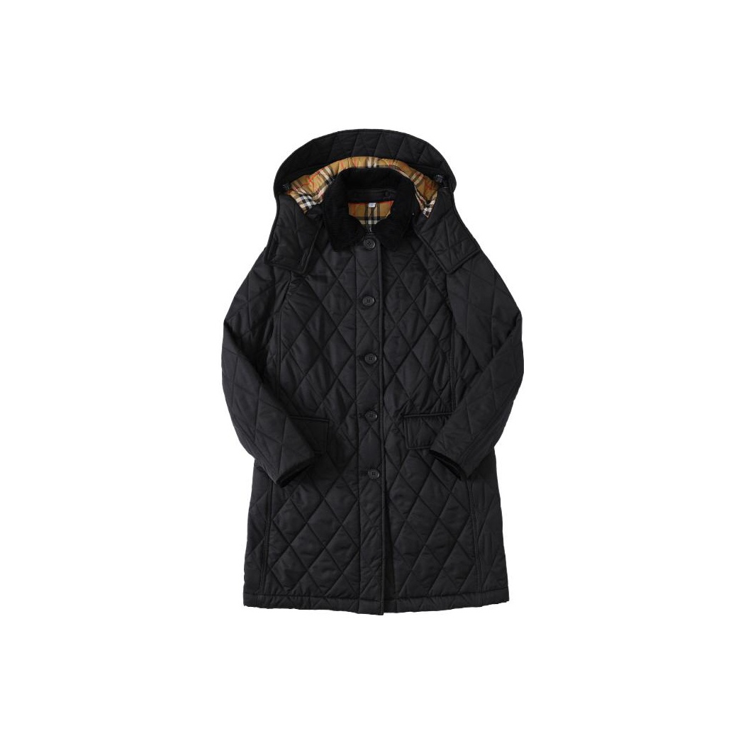 Burberry diamond quilted coat on sale