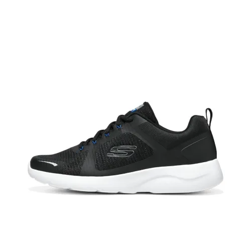 Skechers Dynamight 2.0 Cushioned Anti Slip Wear Resistant Breathable Lightweight Low Top Casual Shoes Men's Black White