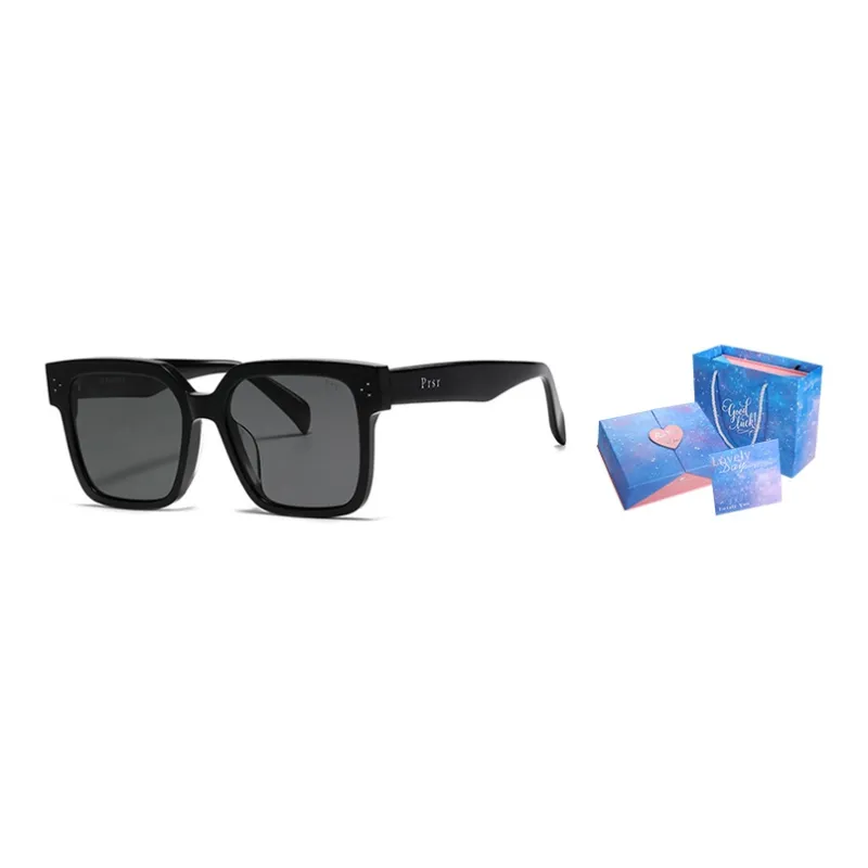 Prsr Plate Frame Square Sunglasses Unisex-1