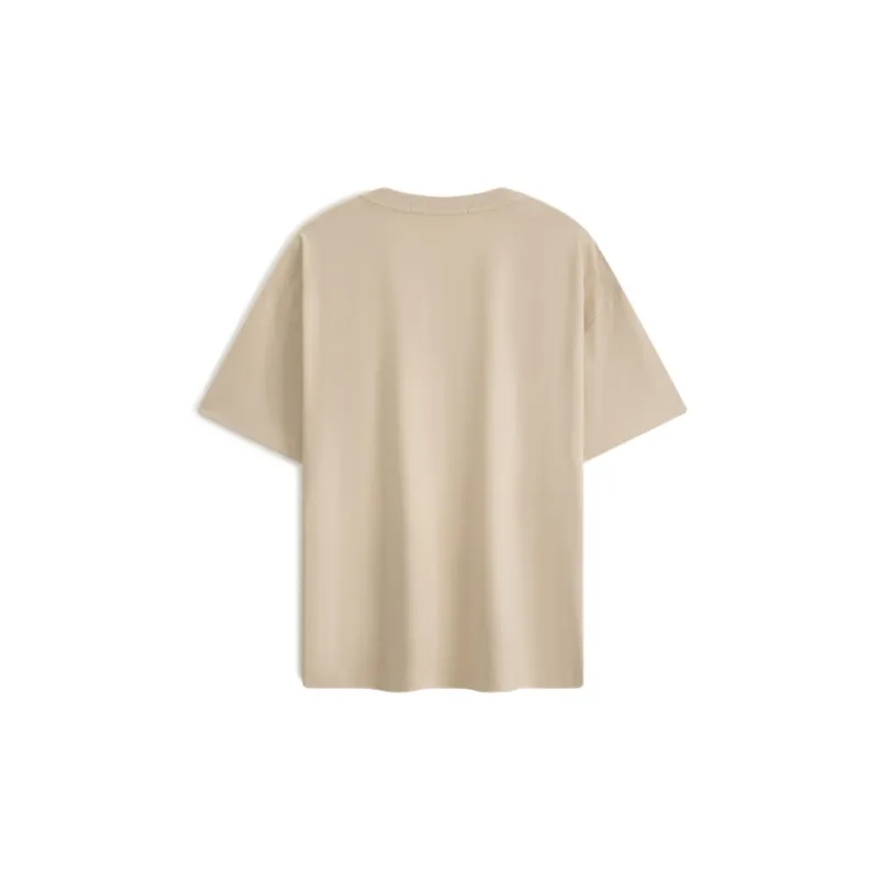 CALVIN KLEIN T Shirt Unisex Light Khaki-1
