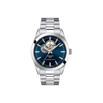 TISSOT Windy Collection Automatic Mechanical Movement Men's Watches Watch 40mm Blue Dial T127.407.11.041.01