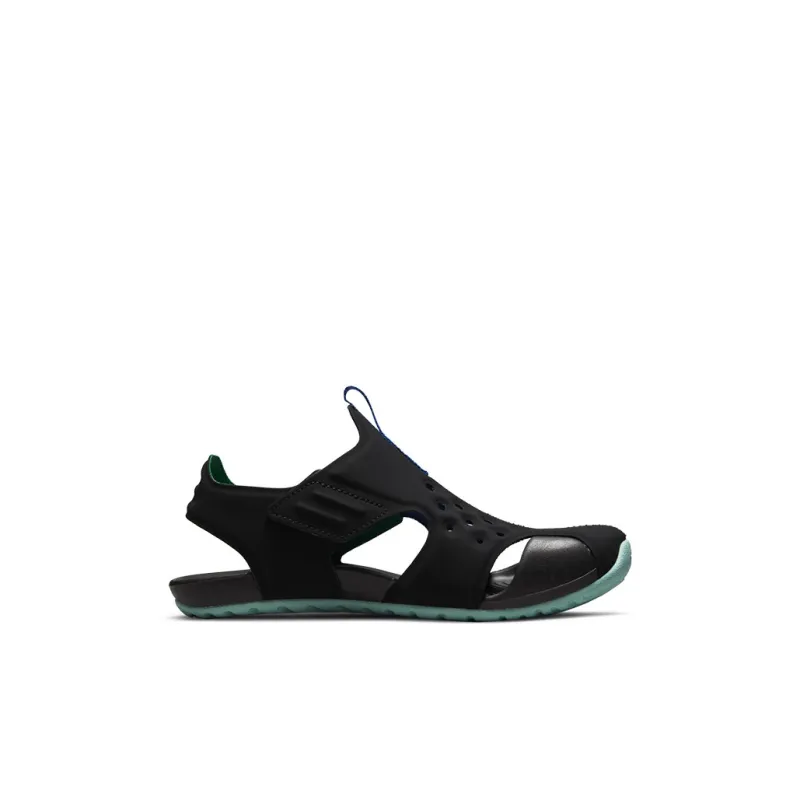 Nike Sunray Protect 2 Breathable Children's Sandals Black Green Children Aged 3 7 Years Old-1
