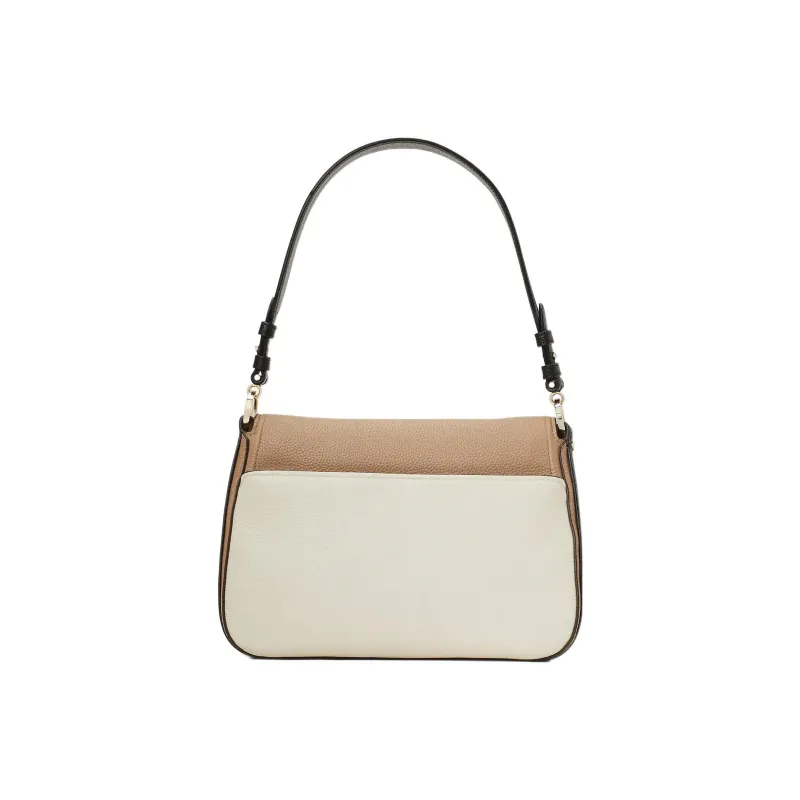Kate Spade Hudson Leather Handbags Shoulder Bags Women's Milk White Multicolor-2