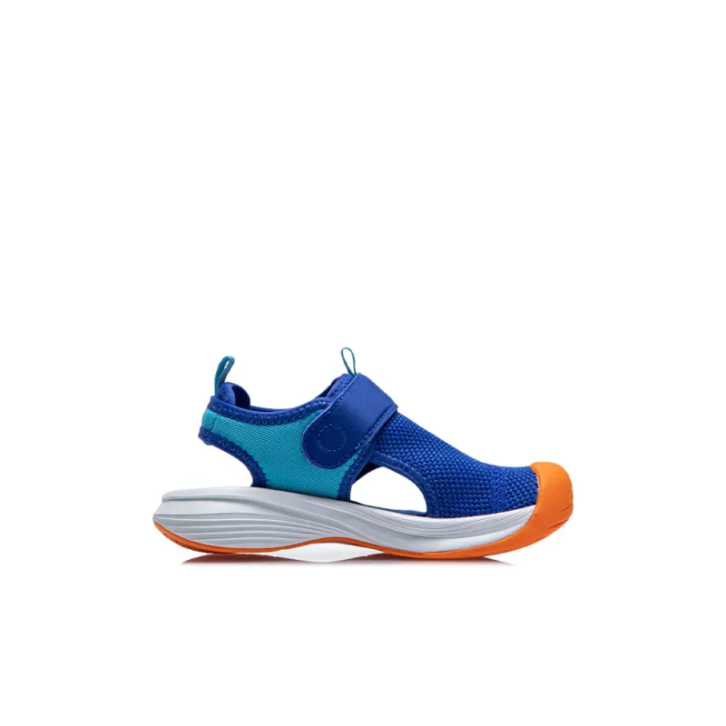 LINING YOUNG Anti-Slip Wear-Resistant Children's Sandals Blue Children Aged 3-7 Years Old-1