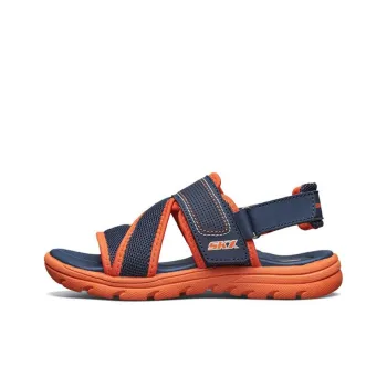 Skechers Supreme Durable Breathable Children's Sandals Blue Orange Teenagers