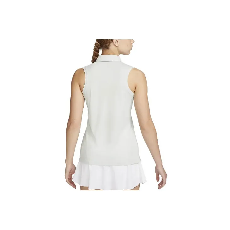 Nike Polo Shirts Women's Light Silver-1