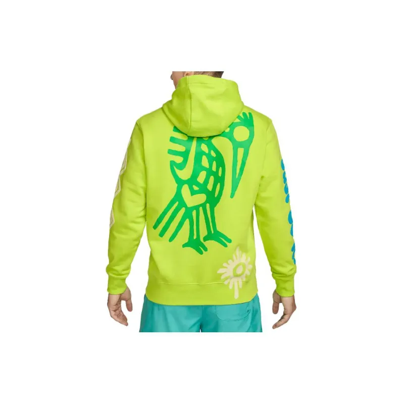 Nike Sweatshirts Men Green Yellow-1