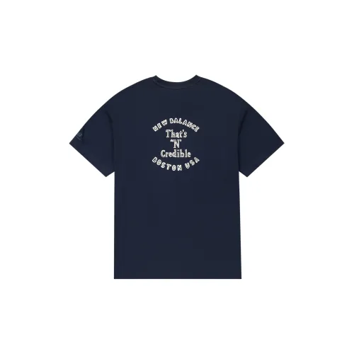 New Balance × NAIJEL Co-branded Series T-Shirts Unisex Navy Blue