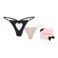Black+Pink Heart Cut-Out Thong Gift Box