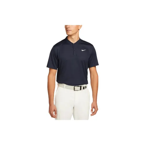 Nike Polo Shirts Men Navy Blue