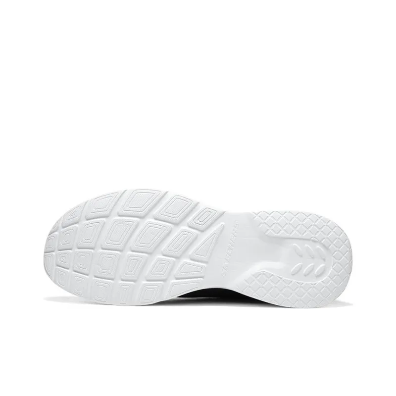 Skechers Dynamight 2.0 Cushioned Anti Slip Wear Resistant Breathable Lightweight Low Top Casual Shoes Men's Black White-4