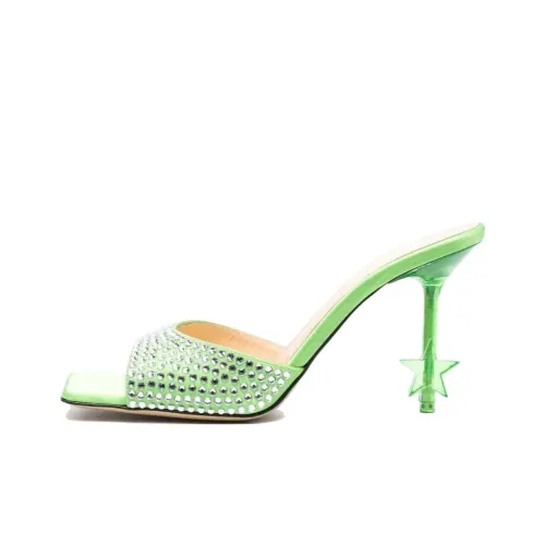MACH & MACH Slide Slippers Women's Green