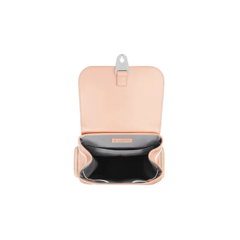RIMOWA Never Still Canvas With Leather Backpack Small Size Women's Pink-3