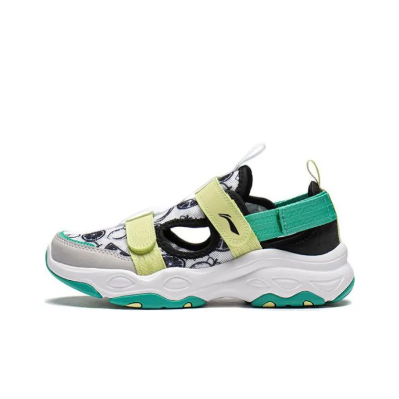 LINING YOUNG Anti Slip Wear Resistant Children's Sandals White Black Green Teenagers-0