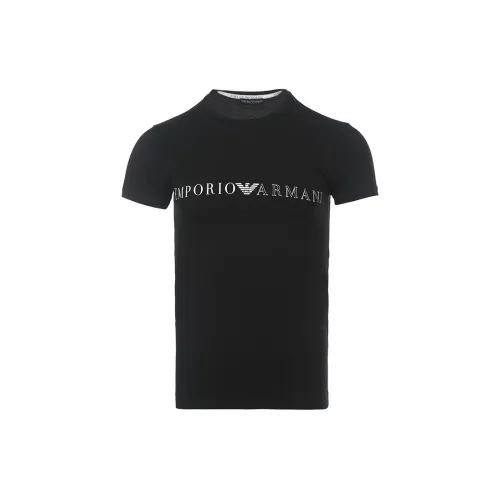 EMPORIO ARMANI T-Shirts Men Black