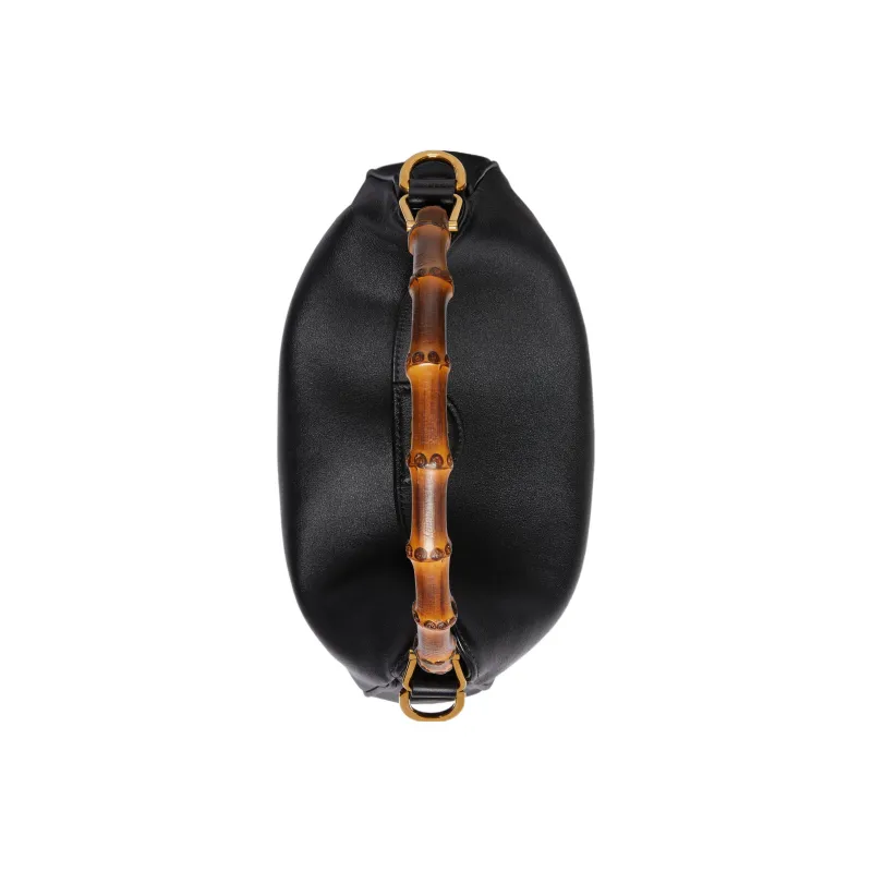 GUCCI Diana Leather Crossbody Bag Shoulder Bag Medium Size Women's Black-5