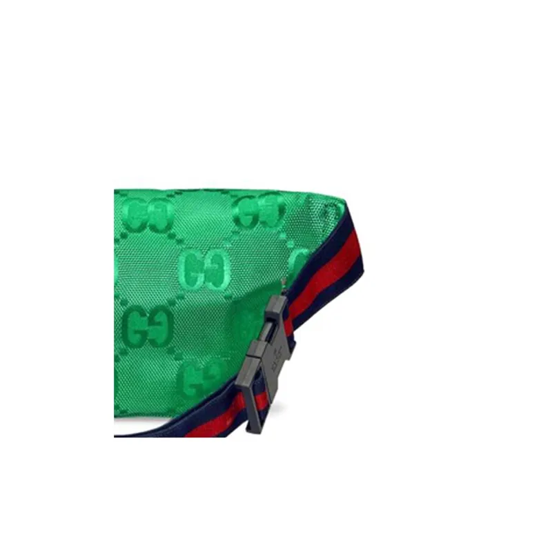 GUCCI Off The Grid Nylon With Leather Fanny Pack Sling Bags Kids' Bags Kids' Green-7