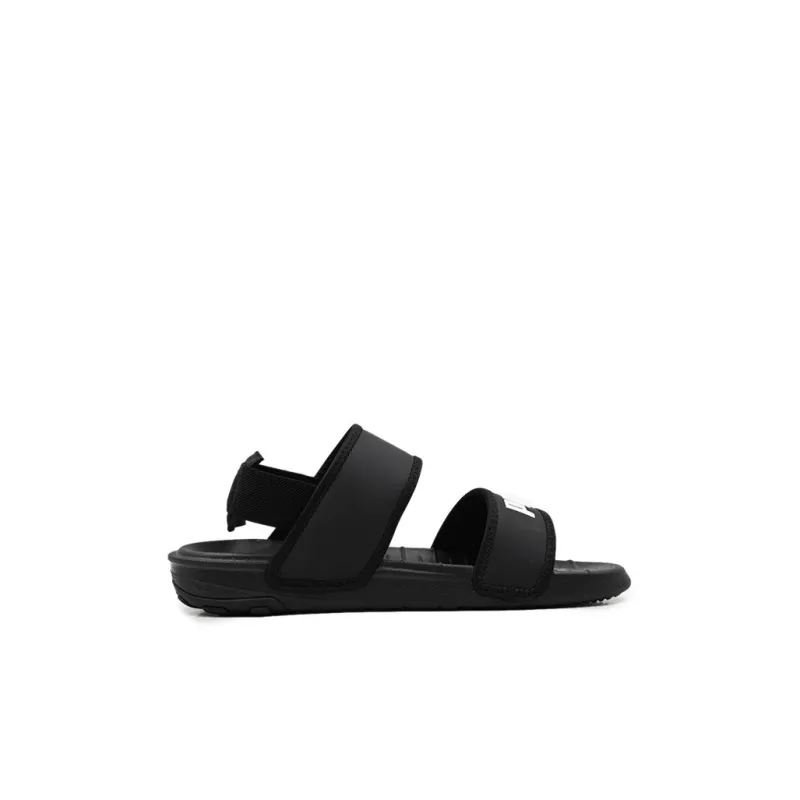 Puma Soft Sandal Little Kid 'Black White'-1