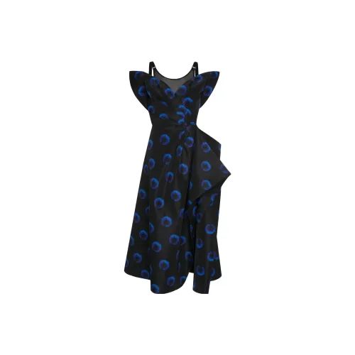 Alexander McQueen Slip Dresses Women's Black